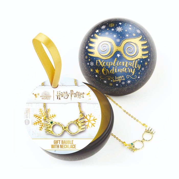 Boule de Noël et collier Luna Lovegood - Harry Potter