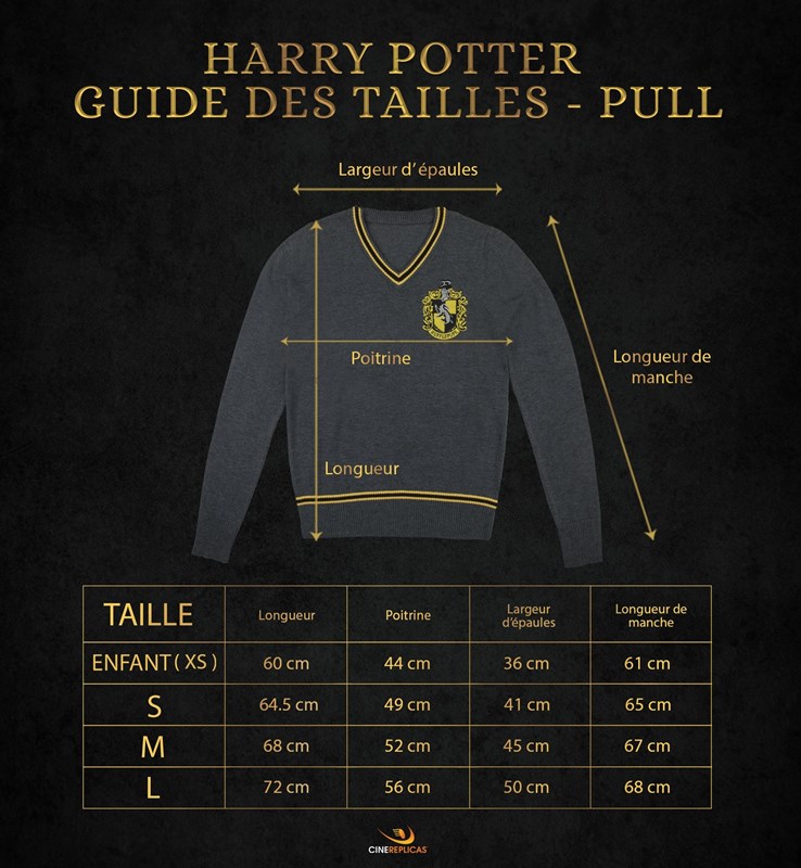 Pull cardigan Poufsouffle - Harry Potter
