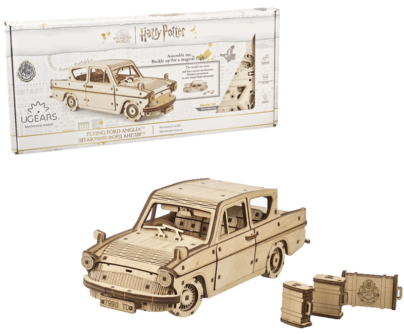 Kit assemblage bois Ford Anglia Weasley - Harry Potter