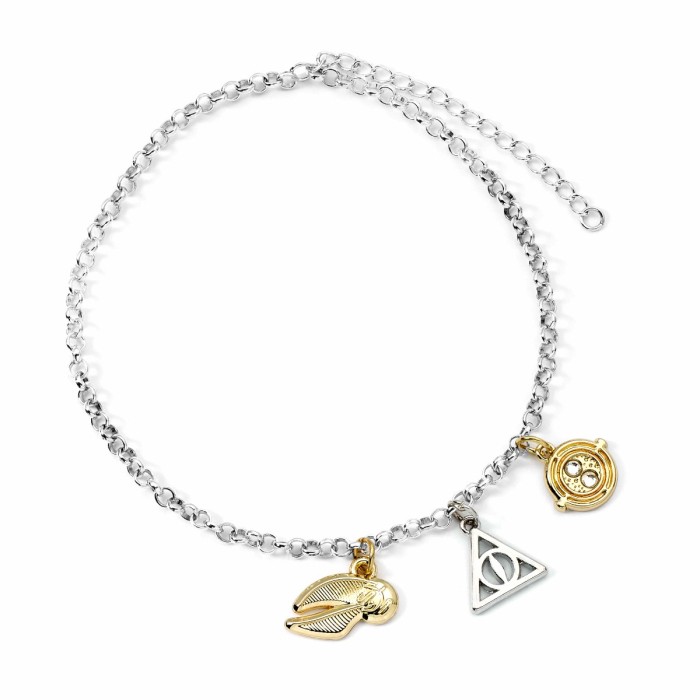 Bracelet 3 charms Harry Potter