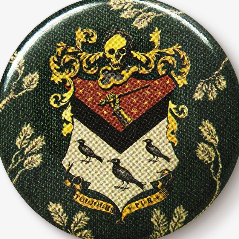 Badge tapisserie famille Black Harry Potter - Blason de la famile