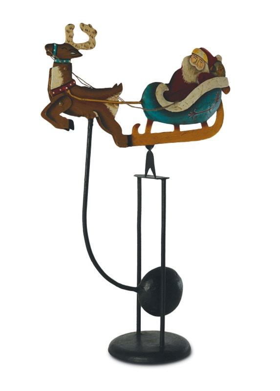Balancier Père Noël en traineau