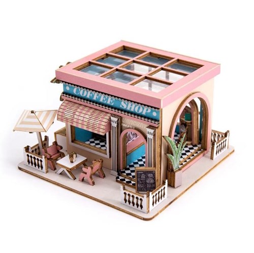 Puzzle 3D en bois British Coffee Shop