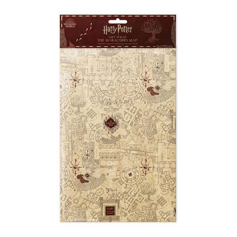 Papier cadeau & cahiers Mina Lima - Carte du Maraudeur