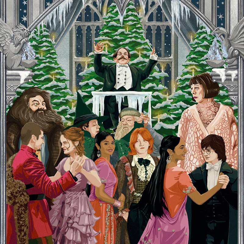Art Print Yule Ball MinaLima - Harry Potter