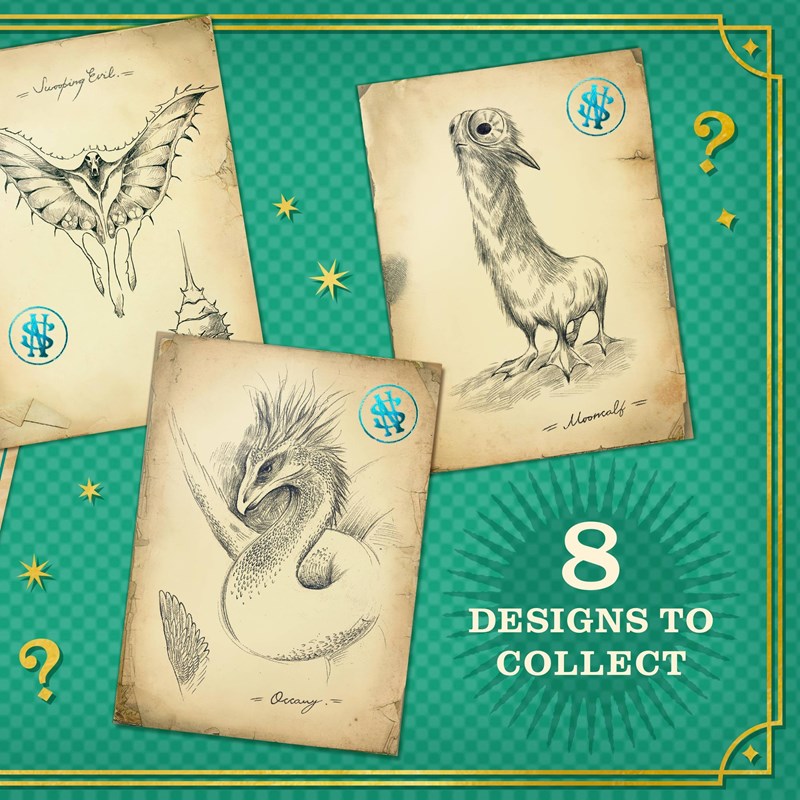 Cartes postales Mystères - Série 01 Le journal de terrain de Norbert Dragonneau