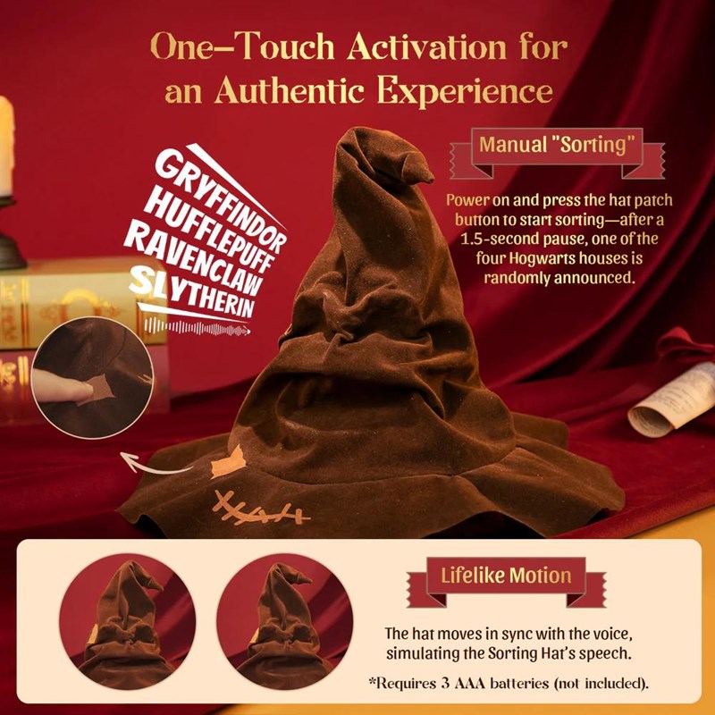 Puremind x Harry Potter Talking Sorting Hat 1632