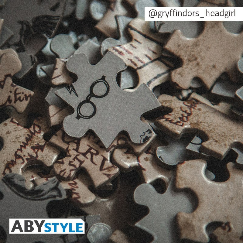 Puzzle 1000 pièces Carte du Maraudeur - Harry Potter