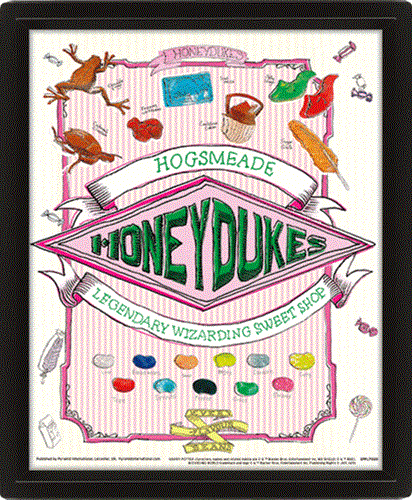 Cadre lenticulaire Honeydukes - Harry Potter