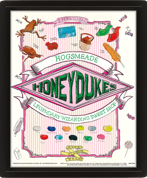 Cadre lenticulaire Honeydukes - Harry Potter