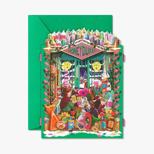 Carte de voeux 3D Honeydukes - MinaLima - Harry Potter