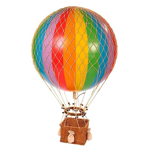 Montgolfière Décorative Authentic Models Travels Light Rainbow - 18x30, AP161E
