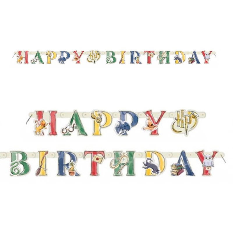 Guirlande déco anniversaire Harry Potter