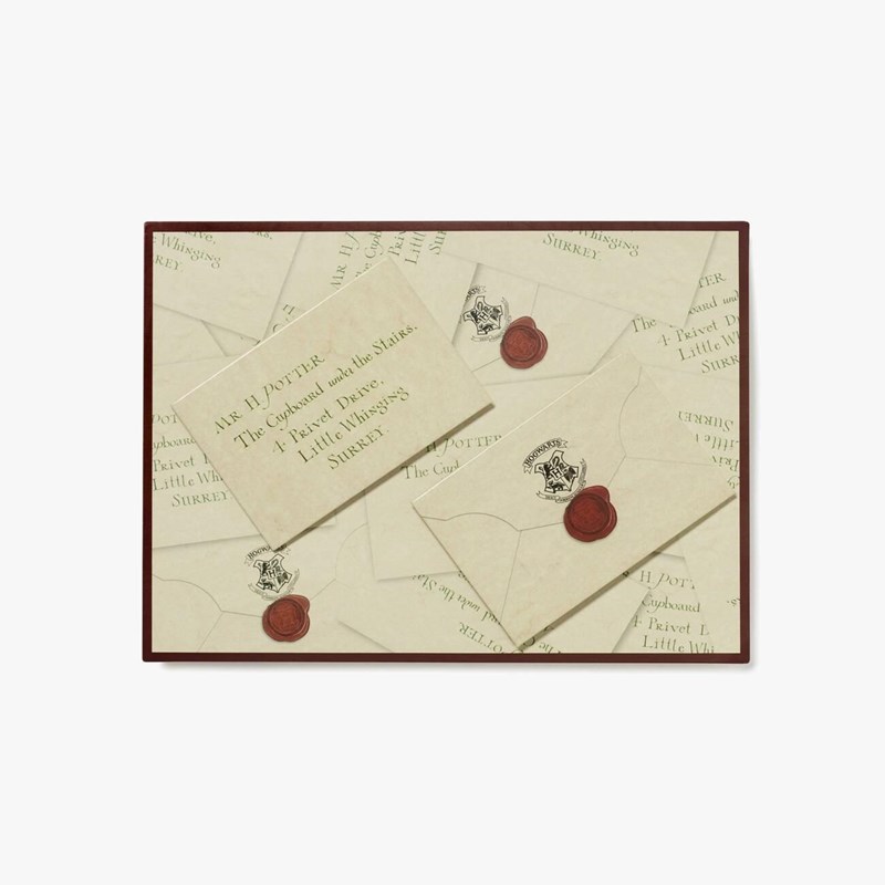 Set 2 magnets Lettre acceptation Harry Potter - MinaLima - 25 Ans de Magie