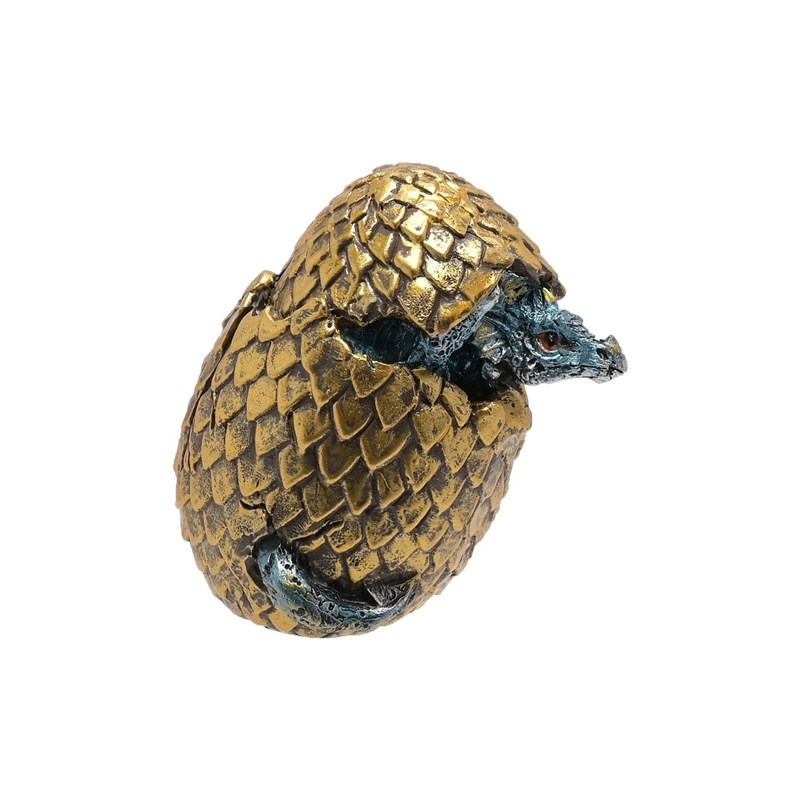 Figurine Œuf de Dragon Doré Orion – The Seasonal Gift Co®