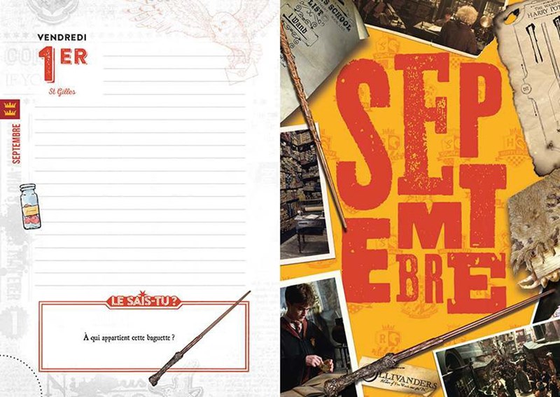 Agenda Harry Potter 2023-2024