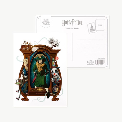 Carte postale Harry Potter par MinaLima - Riddikulus Severus Rogue