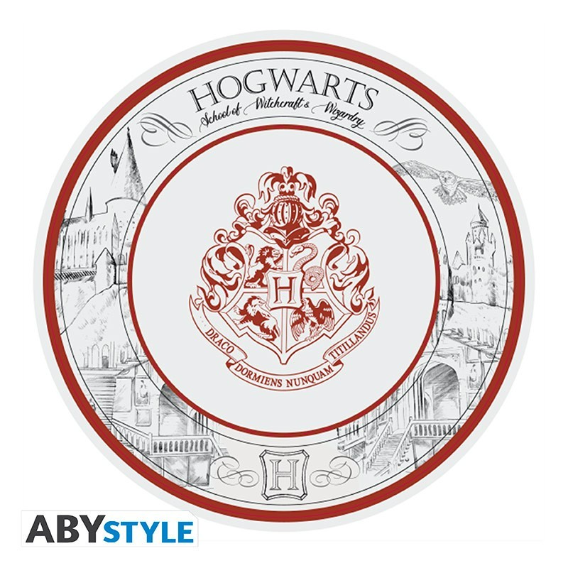 Set 4 assiettes Harry Potter en porcelaine