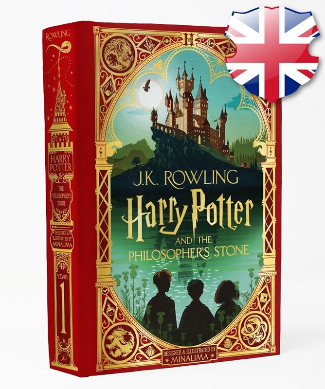 Harry Potter and the Philosopher's Stone (ENGLISH) - Illustrated by MinaLima