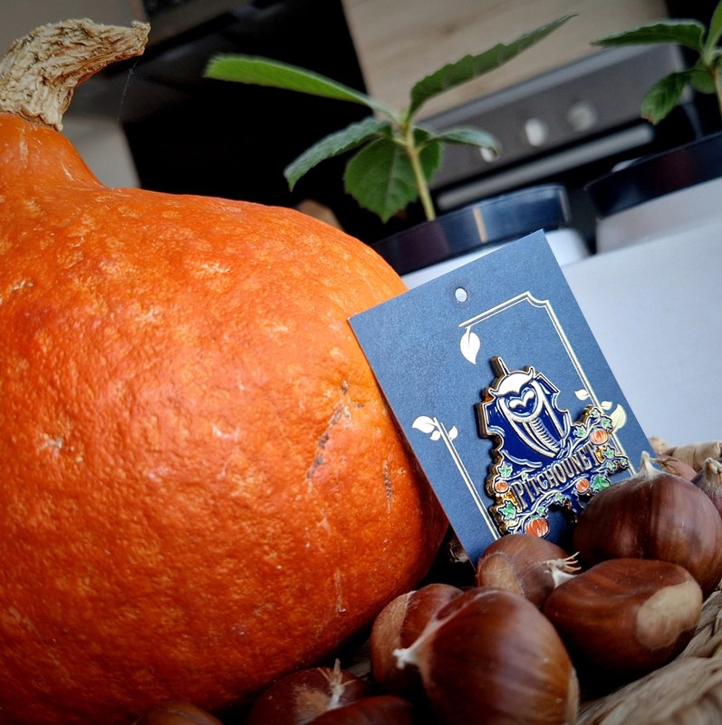 Pin’s émaillé Pitchounet d’Automne – Édition Officielle Les 4 Maisons