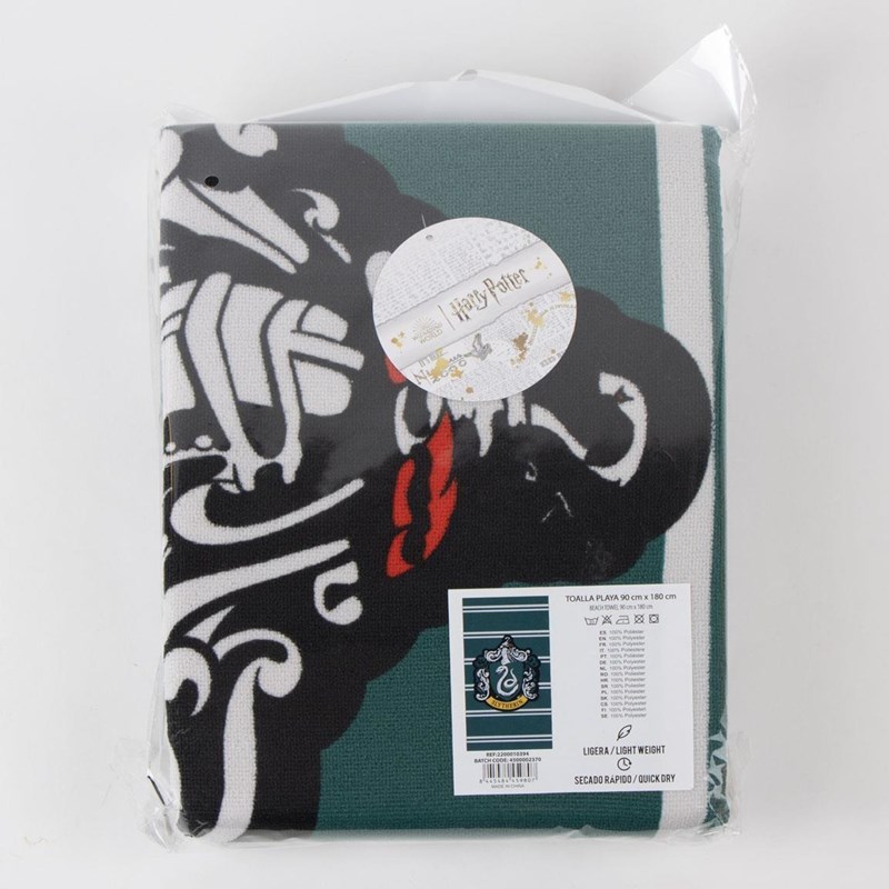 SERVIETTE DE PLAGE SERPENTARD - HARRY POTTER