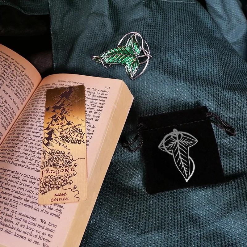 Pack marque-page et broche de La Lorien - Le Seigneur des Anneaux