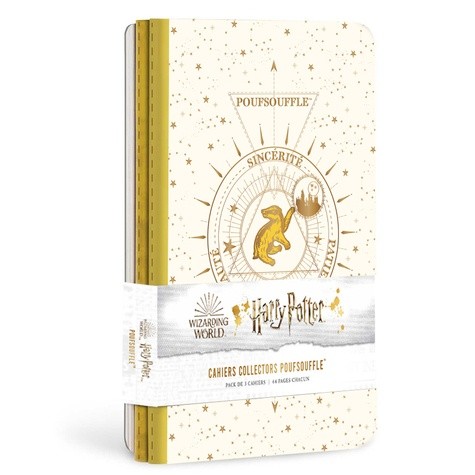 Pack 3 cahiers costellations Poufsouffle - Harry Potter