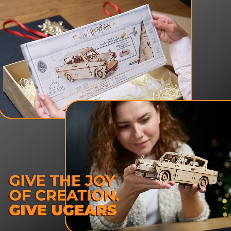 Kit assemblage bois Ford Anglia Weasley - Harry Potter