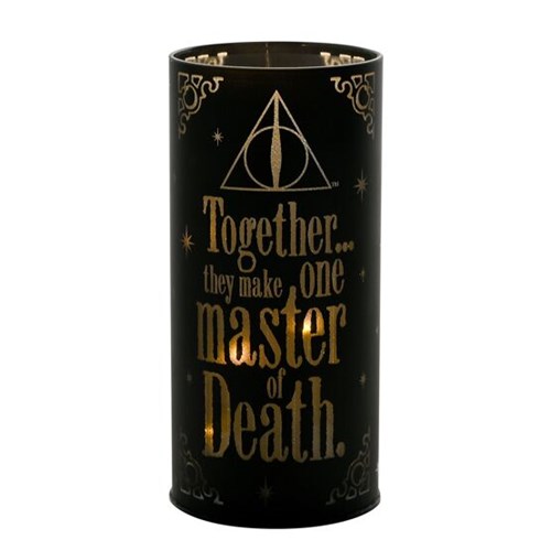 Lampe tube Reliques de la Mort - Morsmordre Harry Potter
