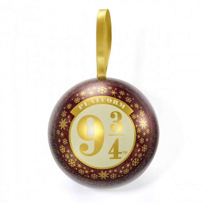 Boule de Noël et collier Voie 9 3/4 - Harry Potter