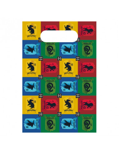 8 sachets cadeaux Harry Potter en papier