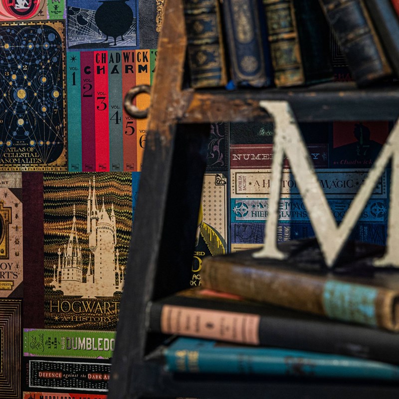 Papier peint Minalima Couvertures de Livres de Poudlard