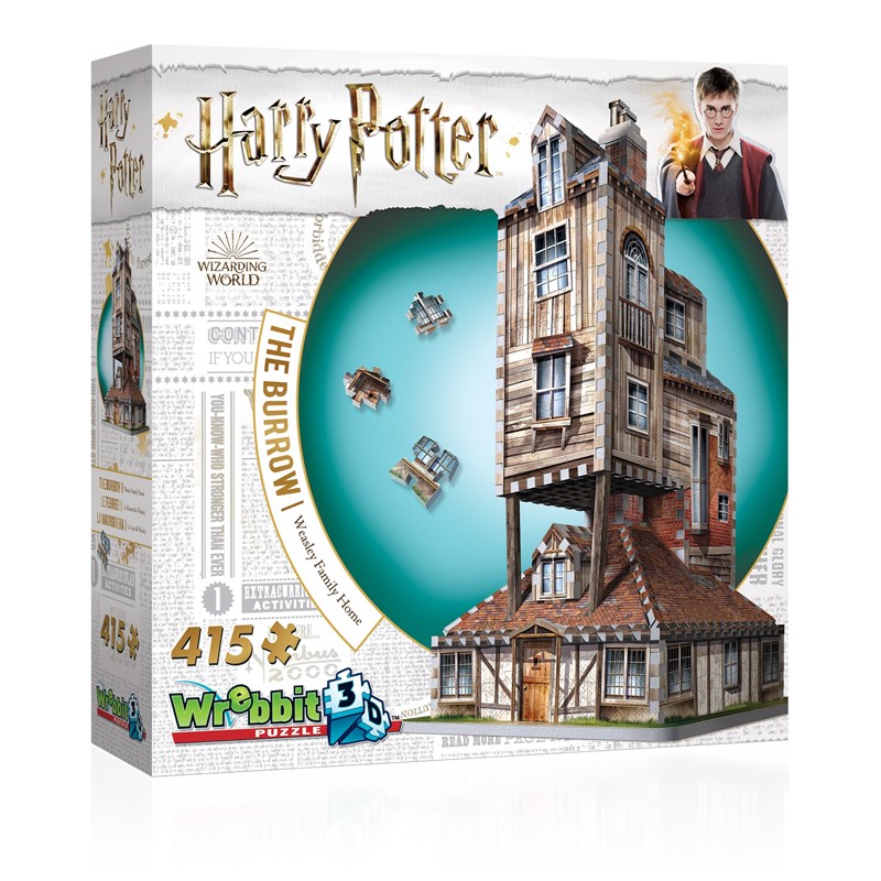 Puzzle 3D Terrier - Maison des Weasley