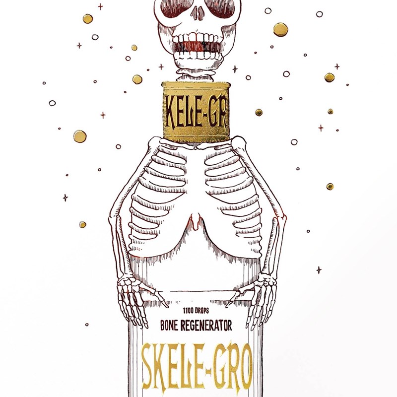 Carte postale Harry Potter par MinaLima - Skele Gro