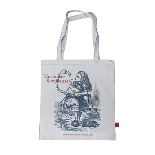 Tote bag en coton recyclé – Alice au Pays des Merveilles