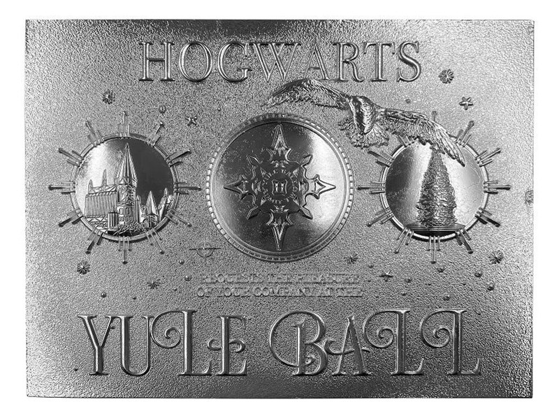 Ticket Bal de Noël (Yule Ball) plaqué argent - ÉDITION LIMITÉE