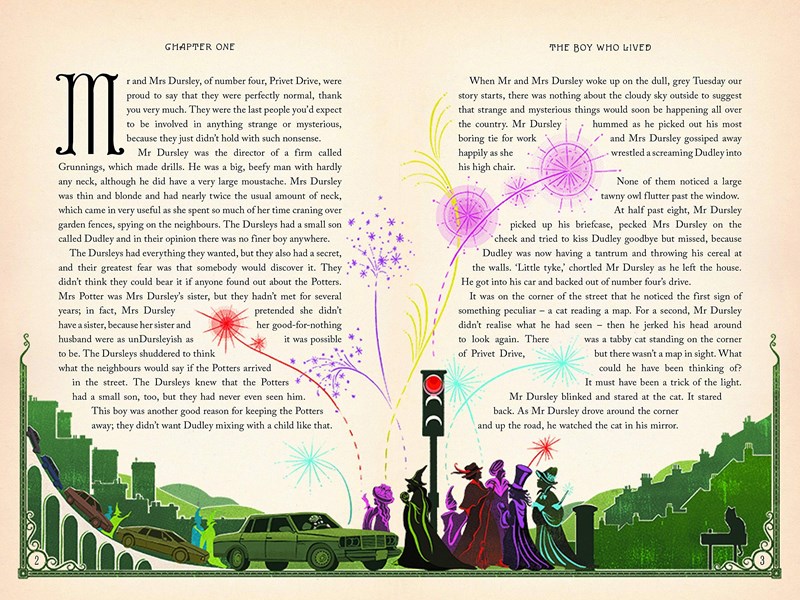 Harry Potter and the Philosopher's Stone (ENGLISH) - Illustrated by MinaLima