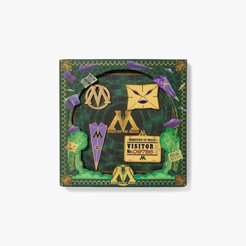 Set 4 pin's Ministère de la Magie MinaLima - Harry Potter
