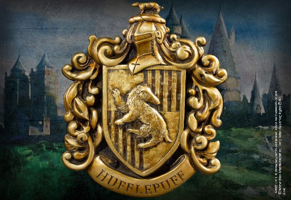 Armoiries Poufsouffle - Noble Collection Harry Potter
