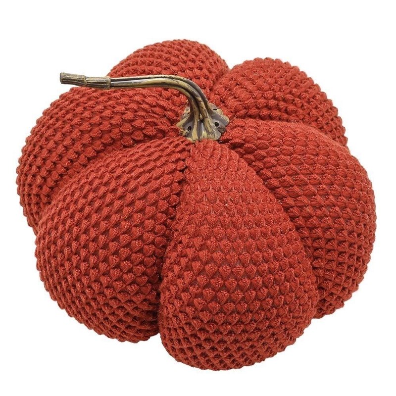 Calle porte citrouille teinte rouille - Décoration automne