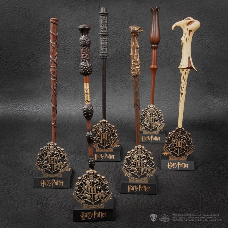 Stylo baguette sur socle Hermione Granger