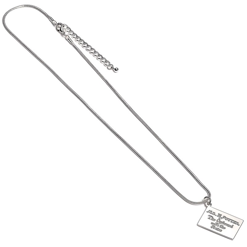 Collier lettre d'admission Poudlard Harry Potter