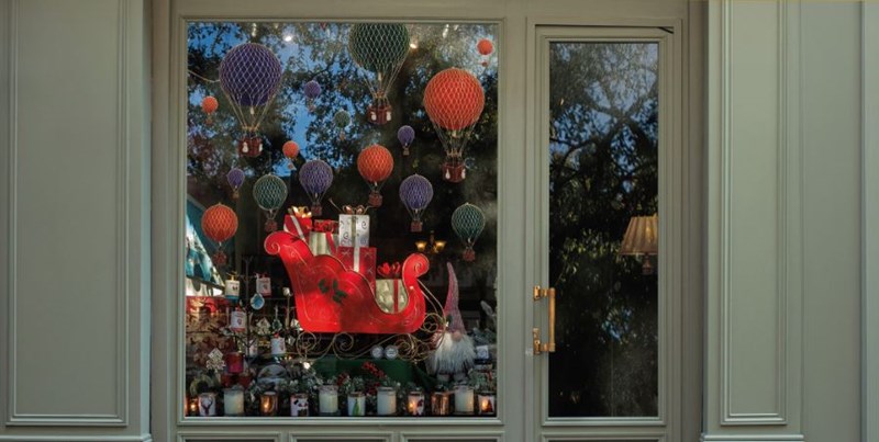 Montgolfières décoratives en velours