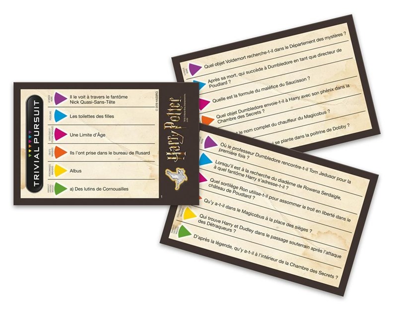 Trivial Pursuit Voyage Harry Potter français volume 1
