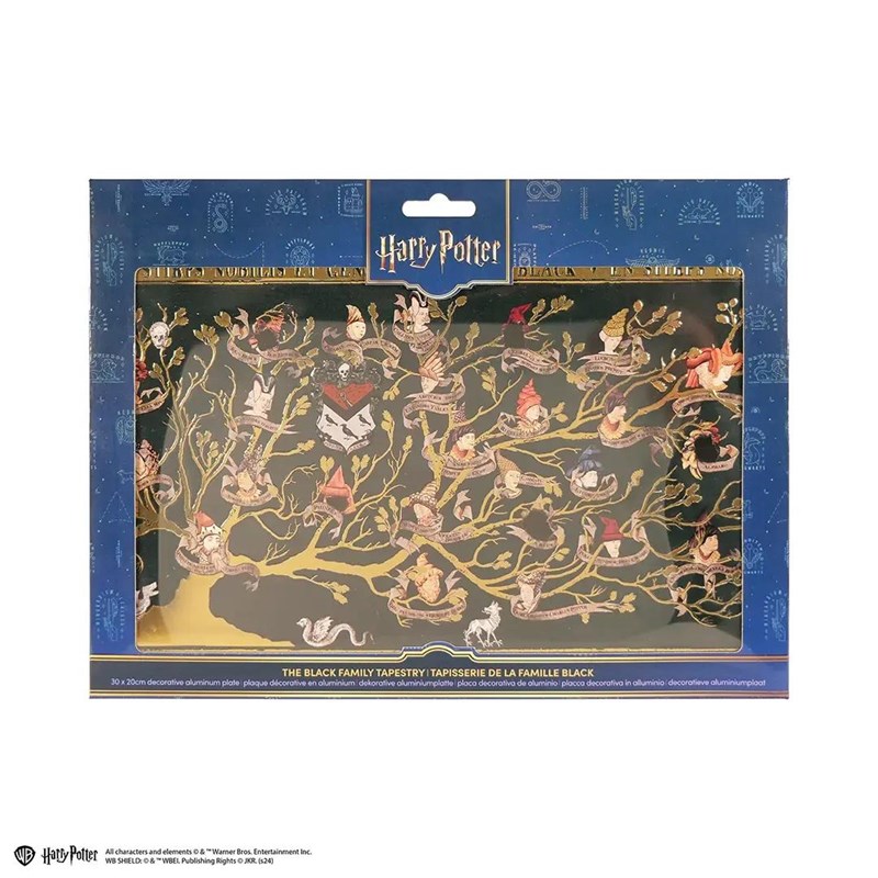 Plaque métallique Tapisserie des Black - Harry Potter