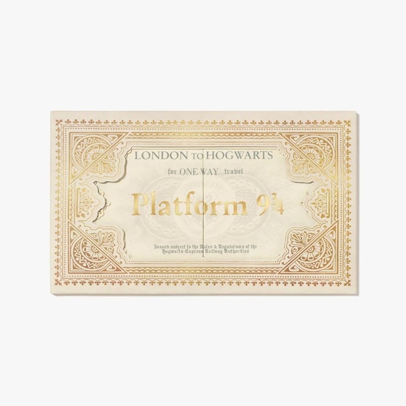 CARTE POSTALE 3D TICKET POUDLARD EXPRESS MINALIMA - HARRY POTTER