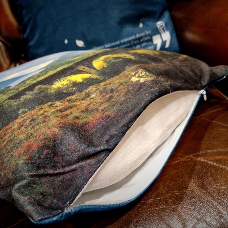 Coussin velours Pitchounet - Viaduc de Glenfinnan