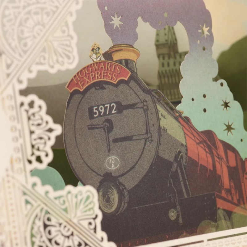 CARTE POSTALE 3D TICKET POUDLARD EXPRESS MINALIMA - HARRY POTTER