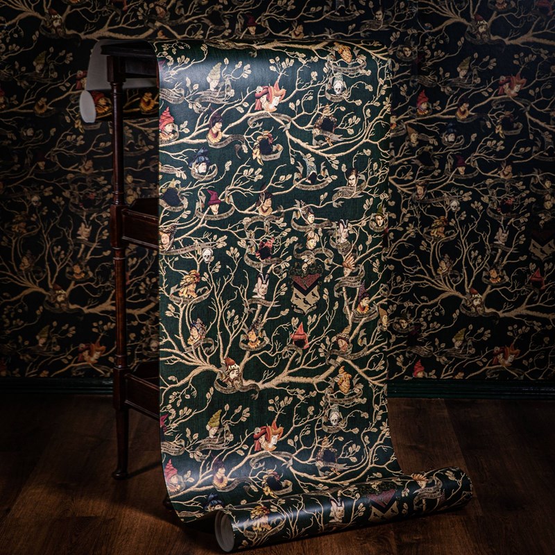 Papier peint Minalima Tapisserie Famille Black