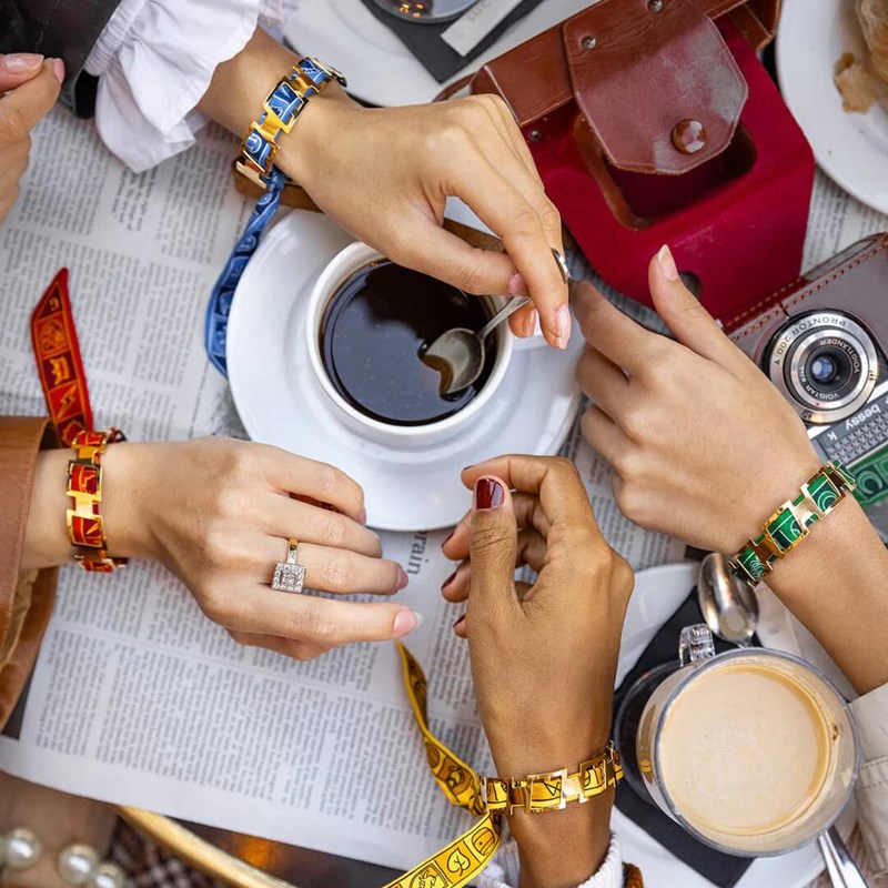 Bracelet doré et Lien, Harry Potter, Serpentard